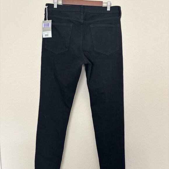 Everlane Uniform Black Straight Men’s Jeans 33x32 Classic Fit 4-Way Stretch - Picture 8 of 11